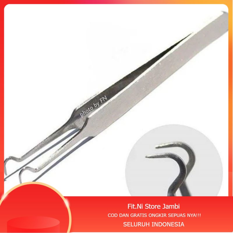 [     ]  Jepit Komedo Stainless Steel Blackhead Tweezer / Alat Capit Untuk Komedo