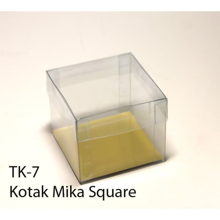 

⭐BISA COD⭐ Kotak Mika Square uk 7x7x6 cm TK 07 pk 20 (Gojek/Grab)