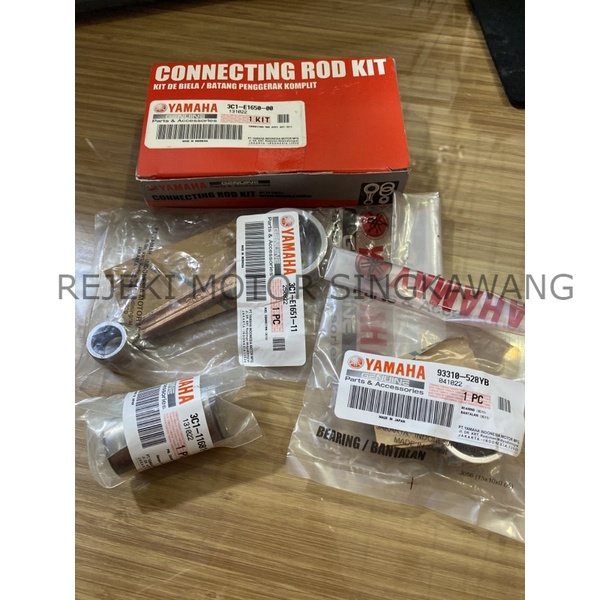 STANG SEHER PISTON CONROD ASSY 3C1 VIXION LAMA OLD NEW MX KING XABRE ORIGINAL ORI ASLI YAMAHA YGP 3C