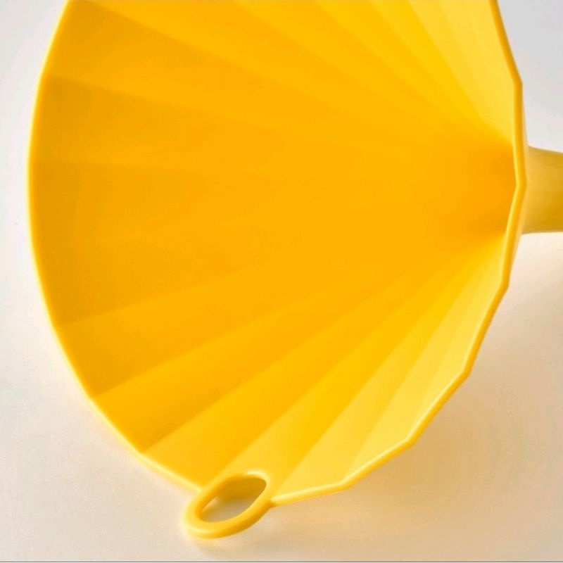 IK*A UPFLYYD Funnel Corong Fleksibel ( WARNA KUNING KARET ) Serbaguna Corong Minyak Fleksibel Premium