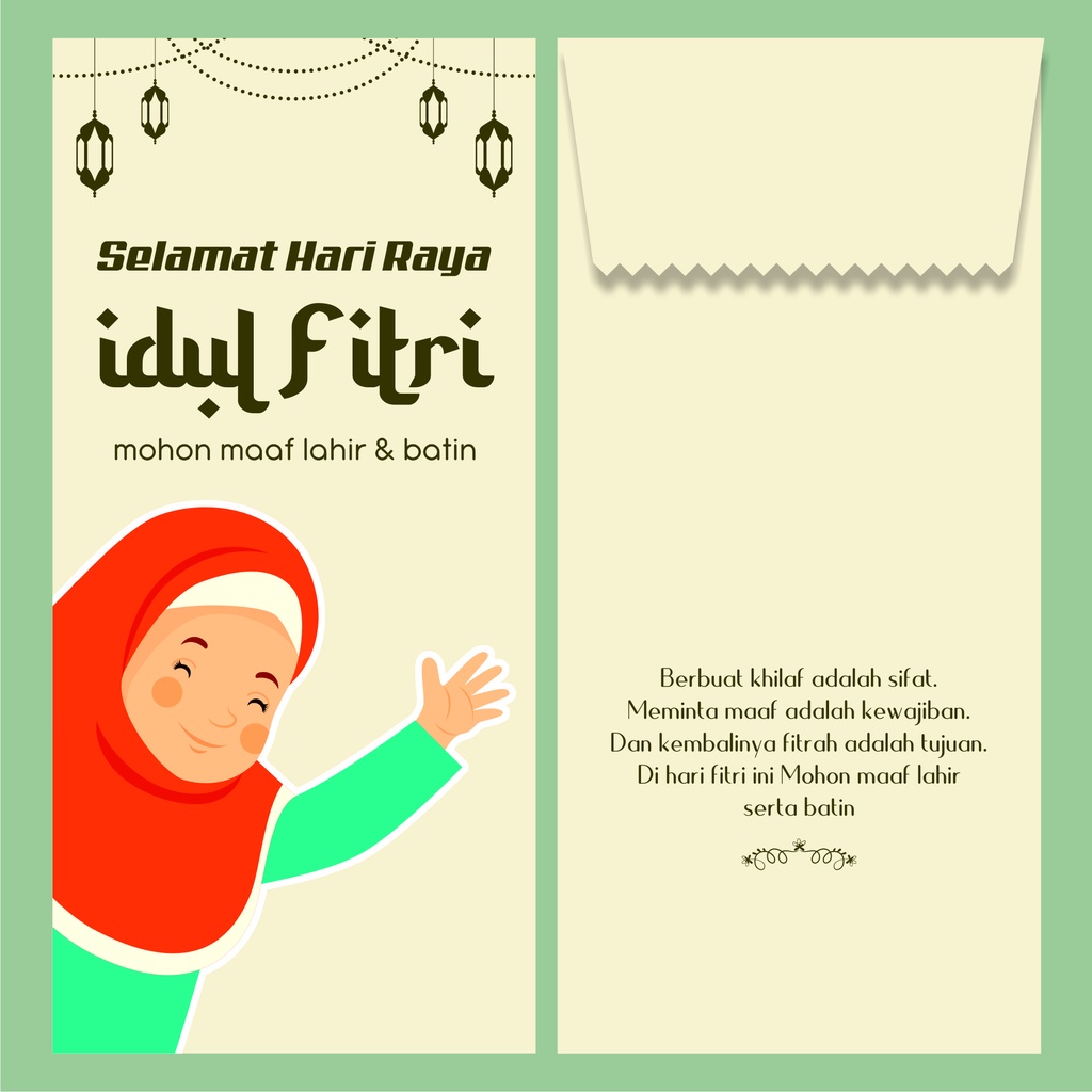 

Amplop/Angpao Lebaran Anak-Anak