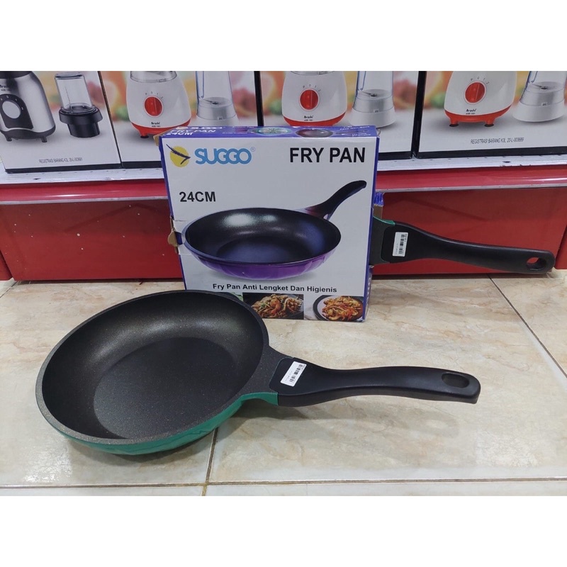 SUGGO Fry Pan Wajan Penggorengan Anti Lengket 24cm ZARAZUSTORE