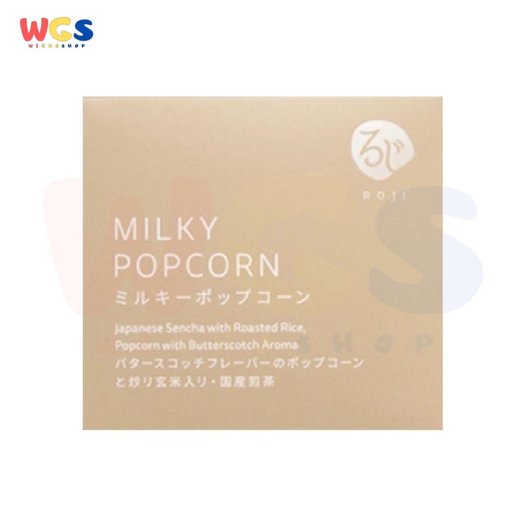 

Roji Tea Bag Milky Popcorn Japanese Sencha with Roasted Rice 1 Silken Sachet