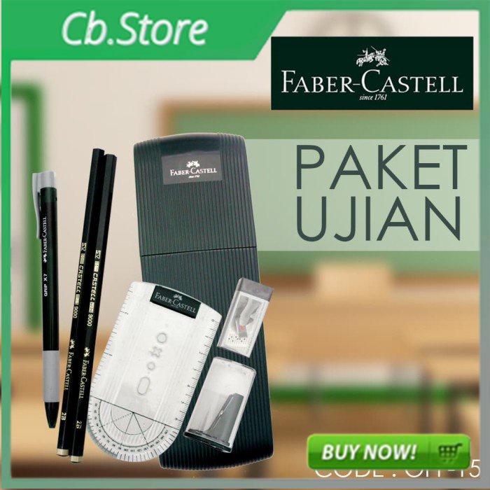 

PAKET UJIAN MANTAP FABER CASTELL SET (OFF-15) Best Seller