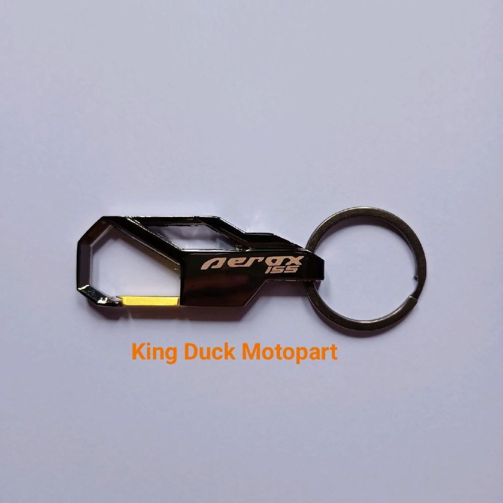 Gantungan Kunci Motor Yamaha AEROX 155 Premium Stainless Pelapisan Logam