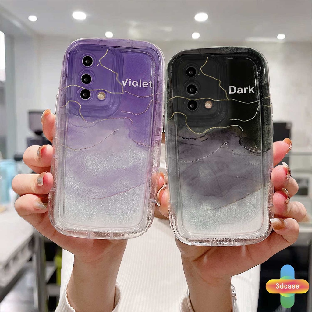 Case OPPO A17 A17K A54 A5S A57 A57S A57E A3S A15 A76 A96 A16 A95 A55 A7 A5 A9 A31 A53 A33 2020 A77S A12 A12S A1K A16E A16K A54S Reno 7 7Z 8Z 5 4 6 8 5F 5K 4F 4 5 06 Lite A74 A15S A52 A11K A92 A35 A36 A11 Ins Purple Gradient Halo Soft Case