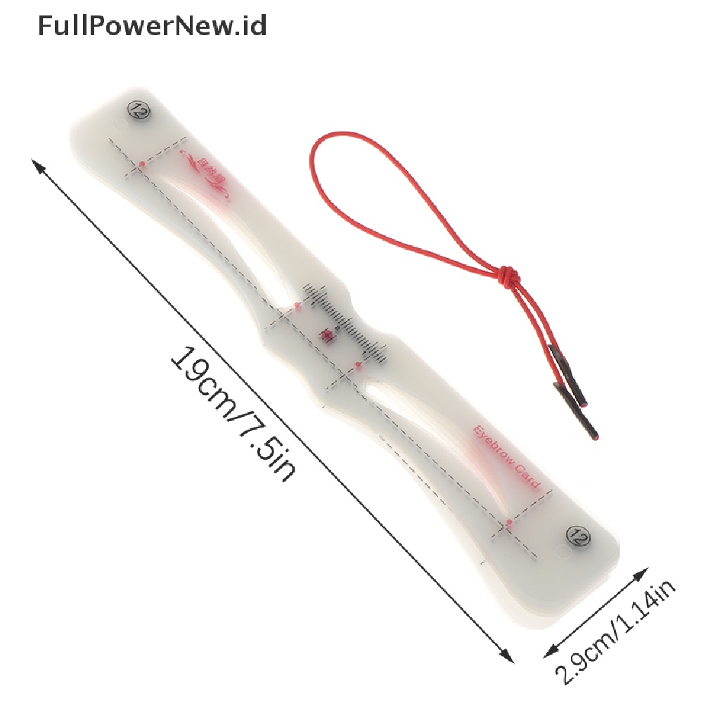 Power 12Pcs Silikon Stiker Alis Alis Template Sariawan Artefak Makeup Tools ID