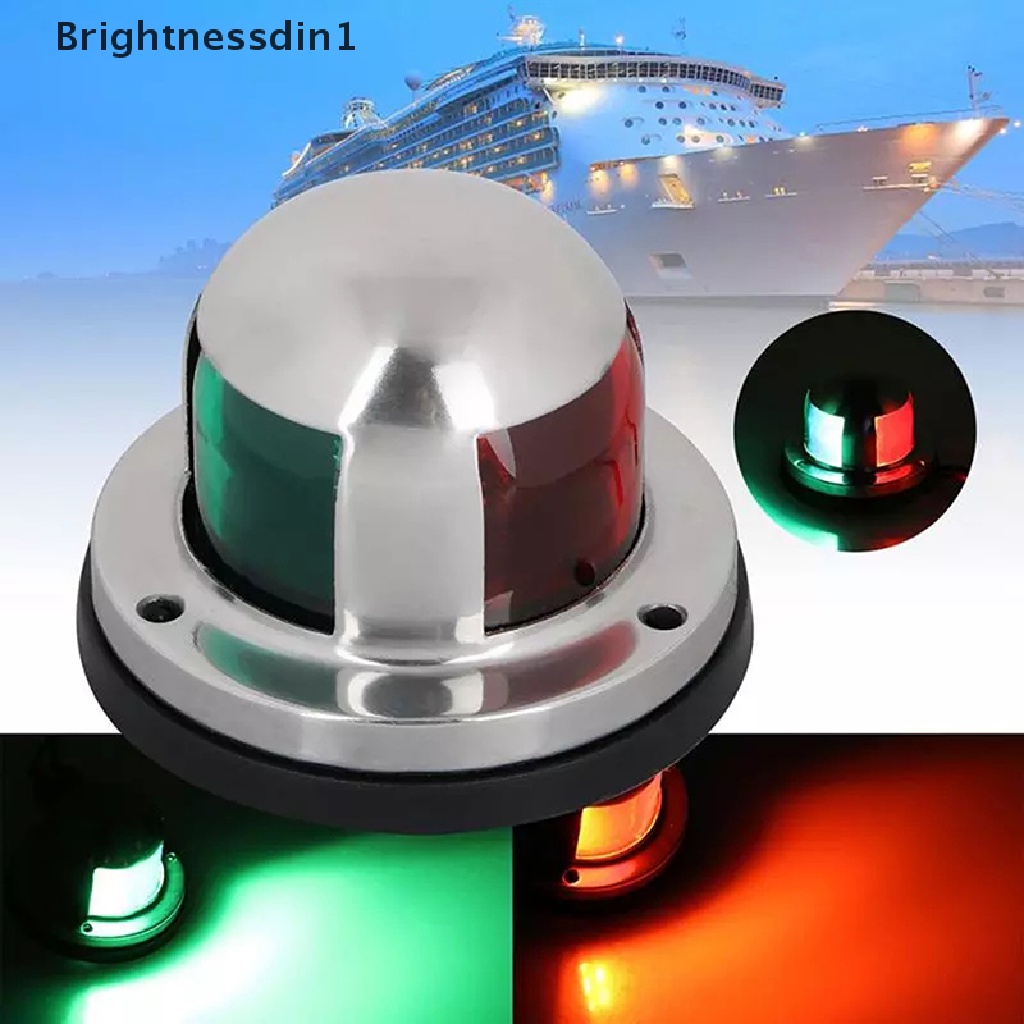 [Brightnessdin1] Lampu Spot Indikator Navigasi Kapal Laut Marine Boat Yacht LED Warning Signal Light Butik