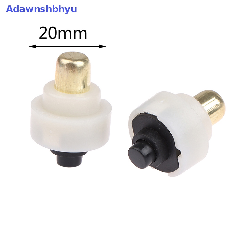 Adhyu 2Pcs 20mm Senter LED Tombol Tekan Saklar ON/OFF Elektrik Torch Tail Switch ID