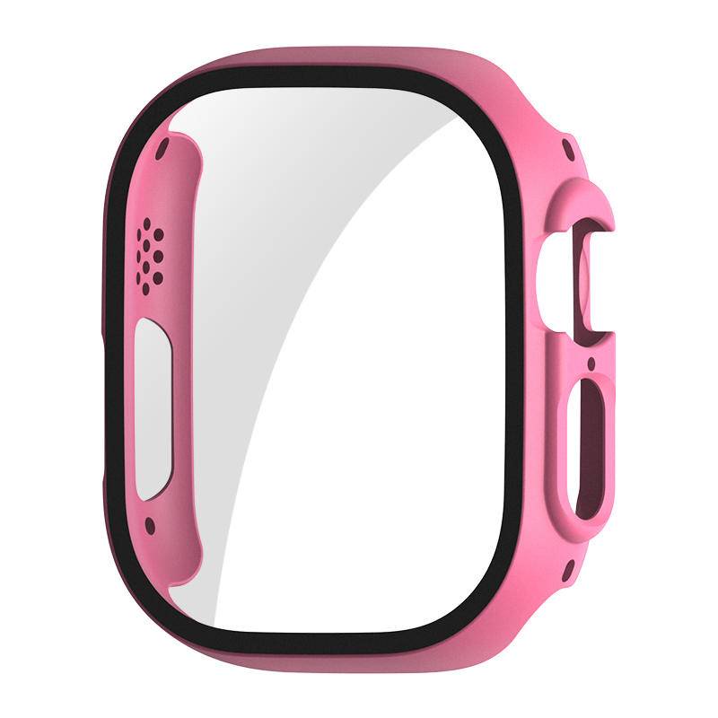 Tempered Glass+Frosted Watch Cover Untuk Apple Watch Ultra Case 49mm Bumper+Pelindung Layar Untuk Aksesori Iwatch Ultra 49mm