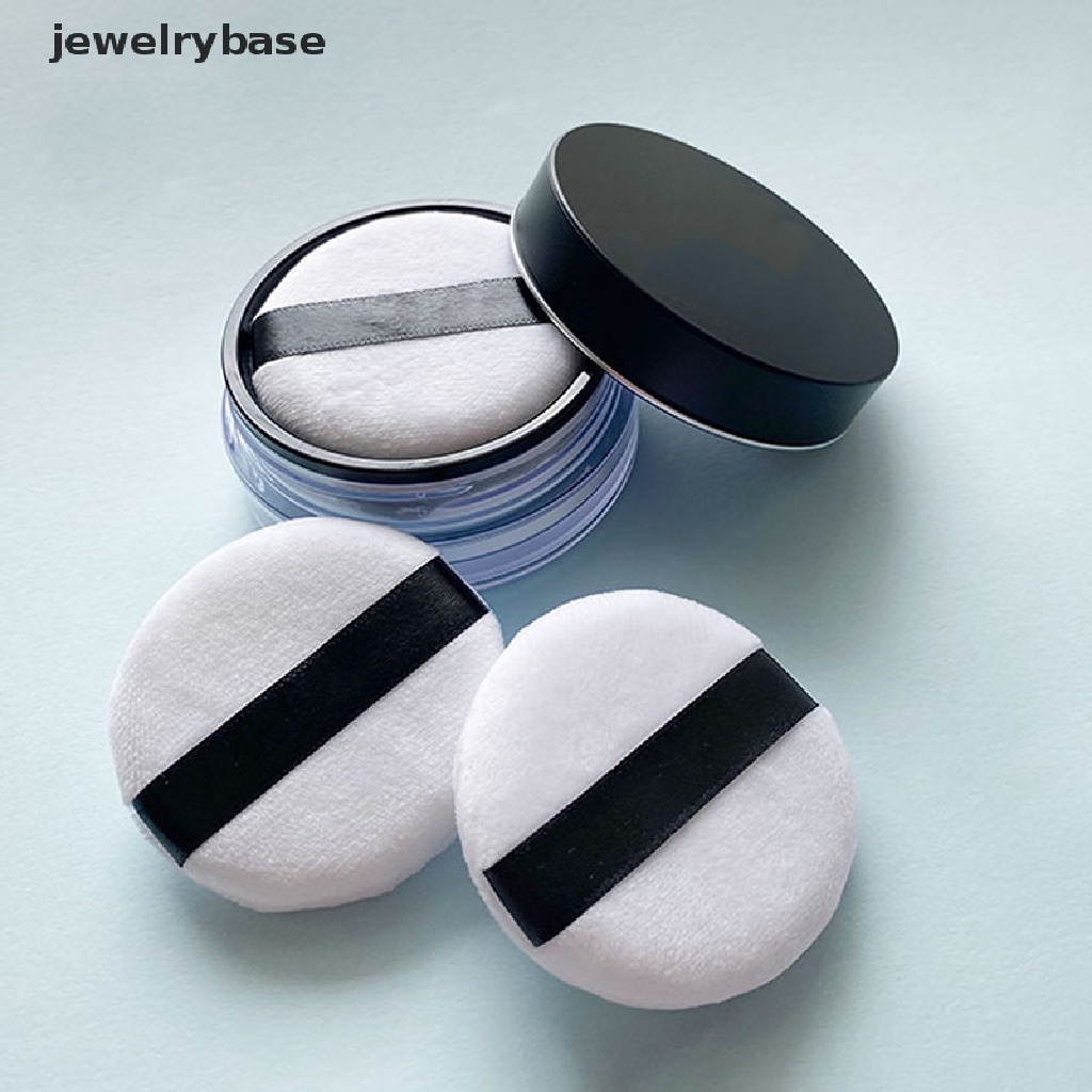 [jewelrybase] 2pcs Spons Puff Pad Kecantikan Wajah Lembut Foundation Wajah Alat Kosmetik Butik