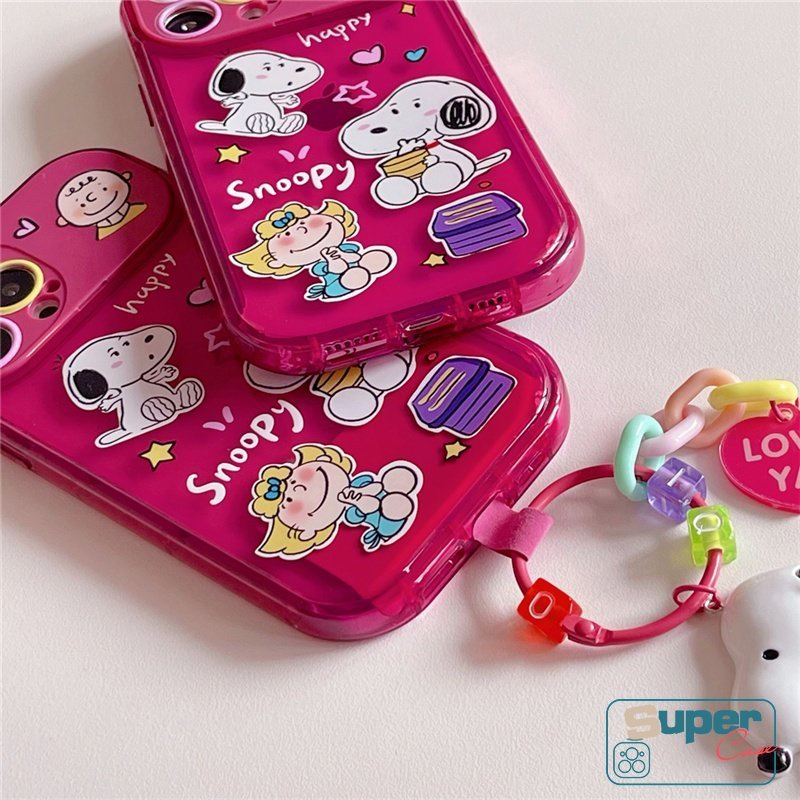 Kartun Indah Snoopy Casing Kompatibel Untuk IPhone 13 11 14 12 Pro MAX XR 8 7 14 Plus X XS MAX SE 2020 Gadis Kreatif Flip Make Up Cermin Shockproof Lembut TPU Phone Back Cover Case