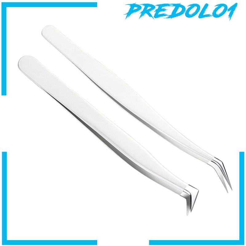 [Predolo1] Eyelash Extension Pinset Alat Aplikator Bulu Mata Palsu Profesional