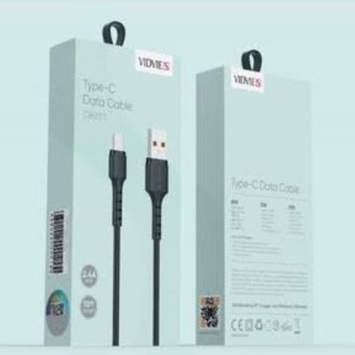 Vidvie S Kabel Data 2.4A Fast Charging CB033 - Black, Micro