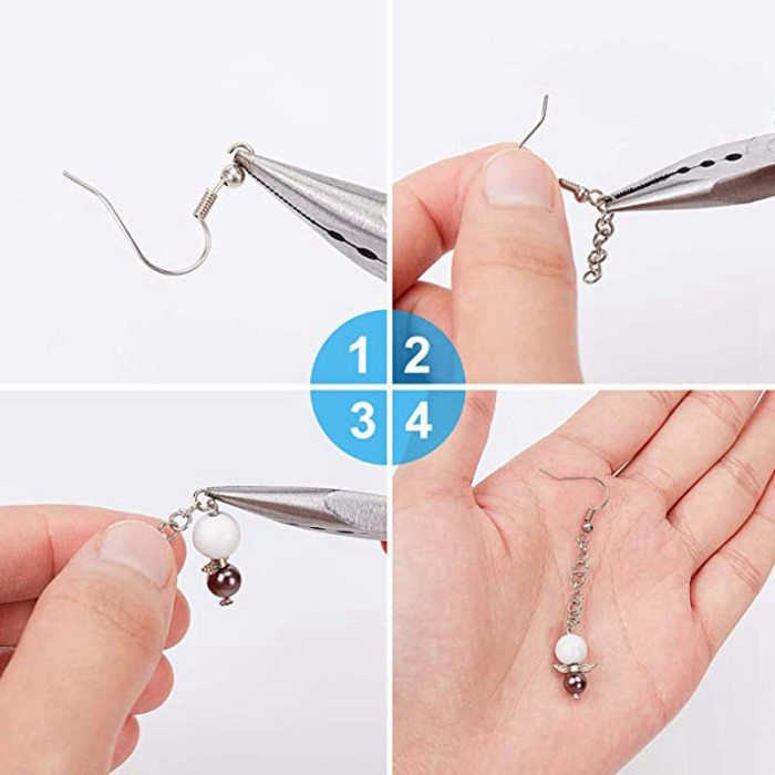 

⭐BISA COD⭐ 1 Pak Tang Crimping 45 Bahan Baja Untuk Perhiasan
