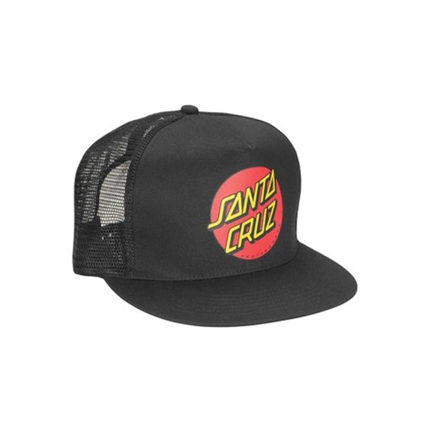 Santa Cruz Classic Dot Trucker Hat Black