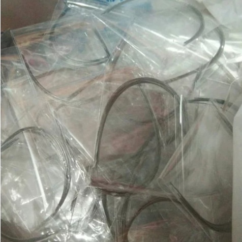 Kawat Behel Fashion Warna Silver Isi 5 Pcs/ Kawat Gigi Behel