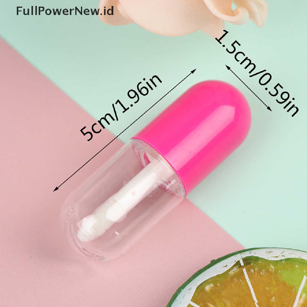 Power 1PC Tabung Lip Gloss Mini DIY Wadah Lip Gloss Botol Kosong Wadah Kosmetik ID
