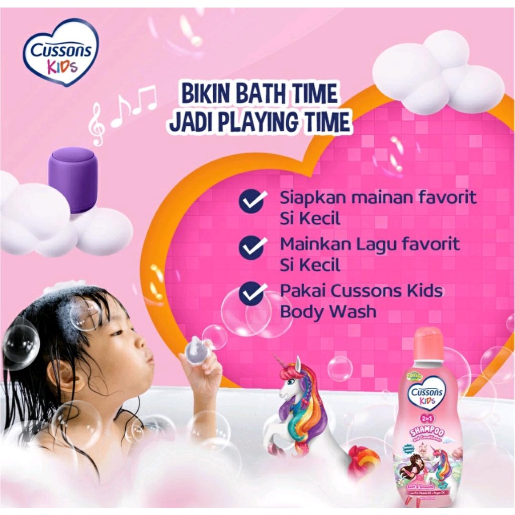 CUSSONS KIDS SHAMPOO SOFT&amp;SMOOTH 100ML UNICORN / SHAMPOO ANAK