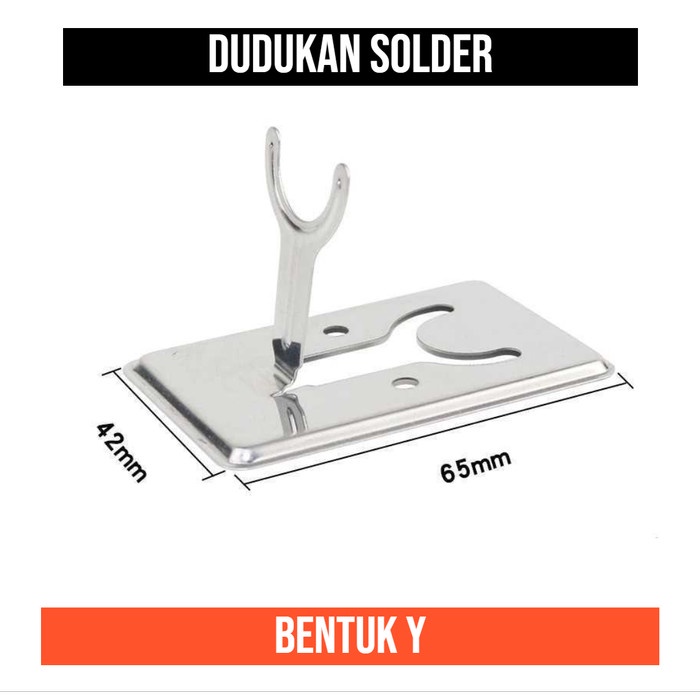 Dudukan Solder Stand Holder Tempat Wadah Tatakan Plat Y Kaki Sandaran