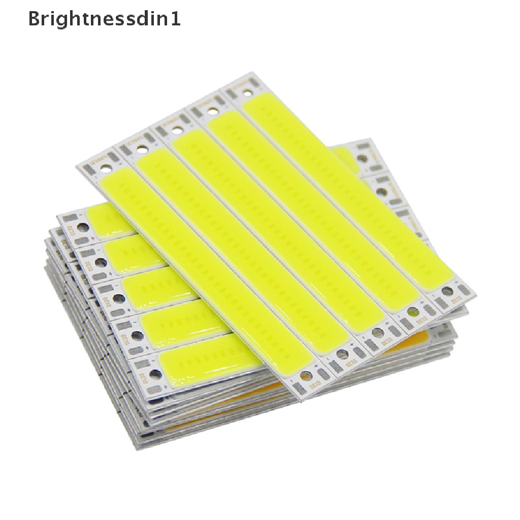 [Brightnessdin1] Hot sale 3V 3.7V DC 60mm 8mm LED COB Strip 3W Hangat Dingin Putih Biru Merah COB Sumber Cahaya Untuk DIY Sepeda Kerja Lampu Butik