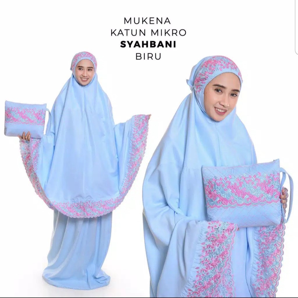Mukena katun Khadijah Syahbani Hamidah