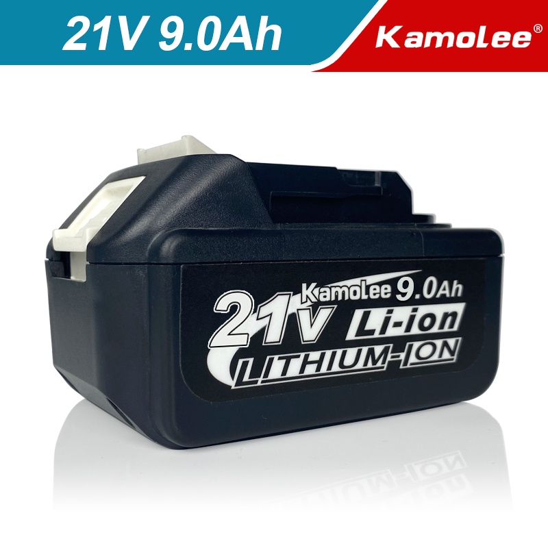 Kamolee BL1850 18V 5000mAh Baterai Li-ion bor Baterai tangan/Makita Alat Bor Isi Ulang/alat-alat listrik [Mendukung alat Makita]