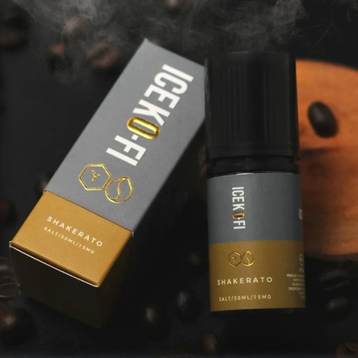 Liquid Vape Ice Ko-Fi Shakerato Ice Coffee Lemon Salt Nic 30Ml