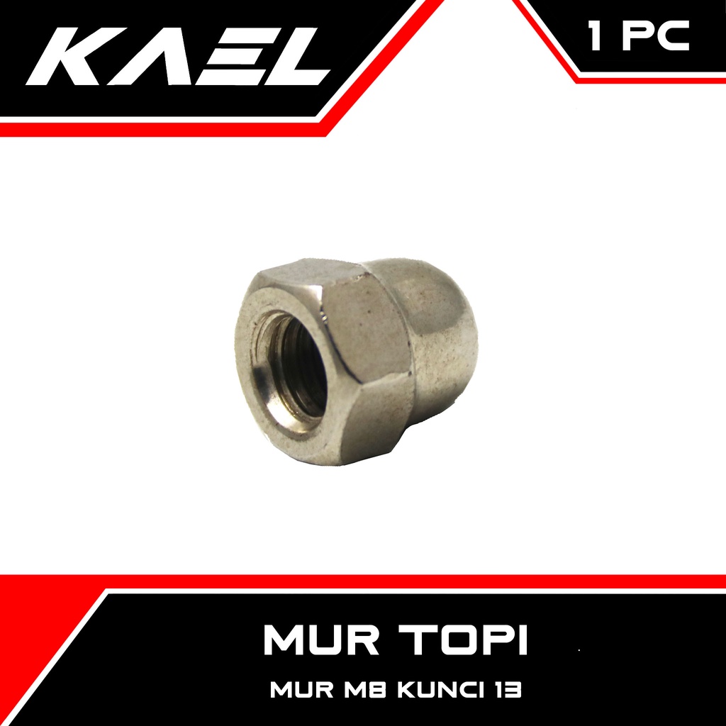 Mur Topi Mur M8 Kunci 13 Semua Jenis Keperluan  Nut M 8 8mm K 13 Murr Konci