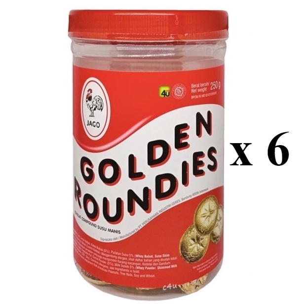 

Golden Roundies Cokelat Coin 1 KARTON ISI 6 TOPLES @250 gr ORIGINAL
