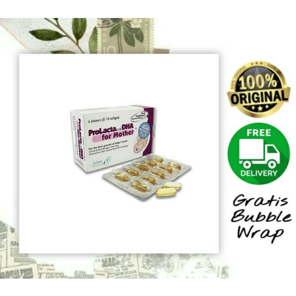 Prolacta for Mother per kapsul / Suplemen DHA EPA untuk ibu hamil per kapsul Vitamin DHA EPA untuk k