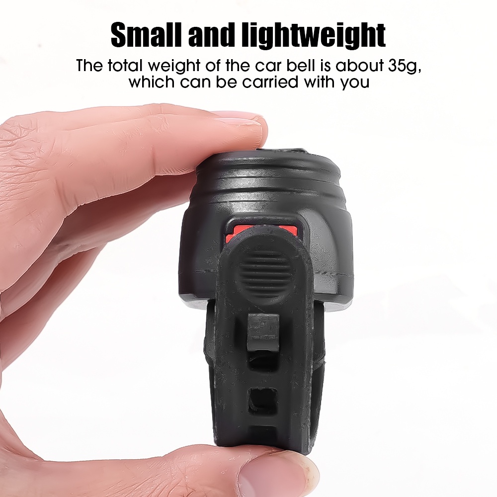 6mode Motor Sepeda Bel Listrik Stang Sepeda Mini Alarm Horn USB Rechargeable Bicycle Horn MTB Jalan Bersepeda Alarm Anti Maling Tanduk Alarm Maling Aksesoris Sepeda