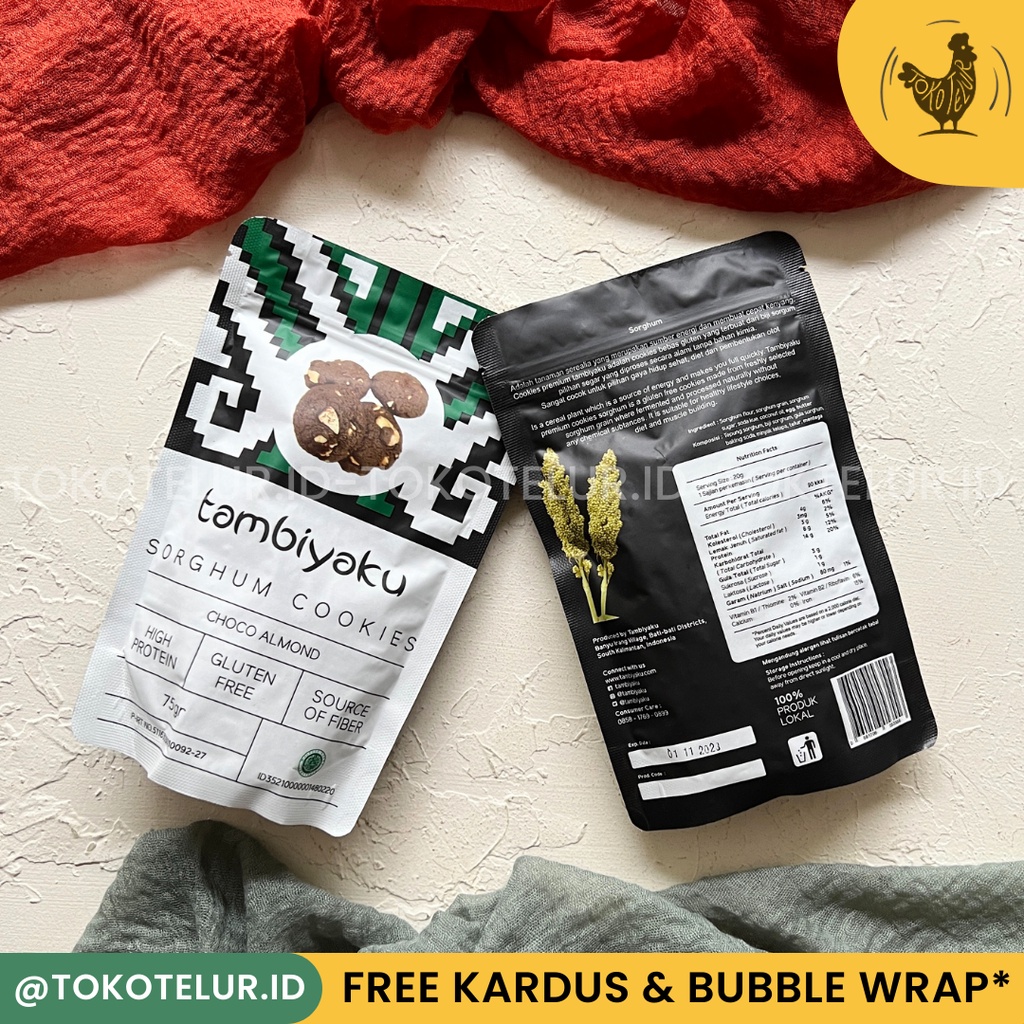 TAMBIYAKU - Sorghum Cookies Original &amp; Choco Almond | GLUTEN FREE