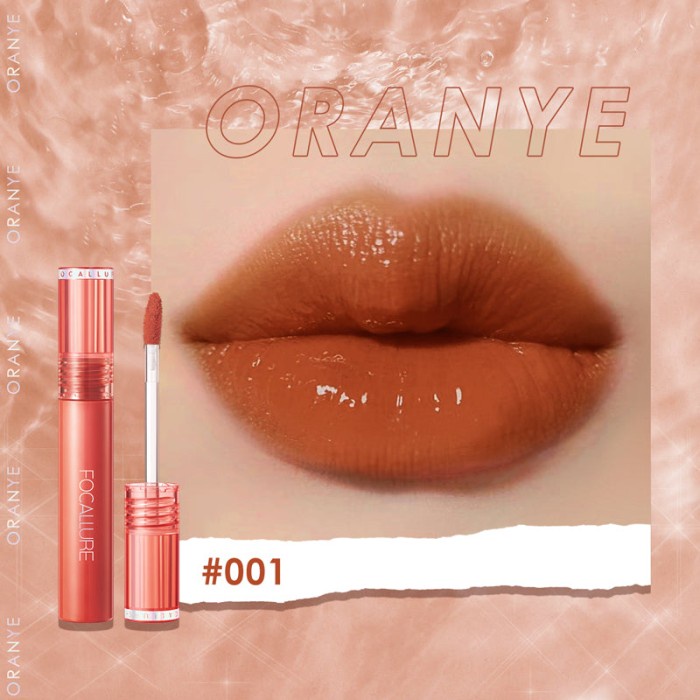 ✿ BISA COD✿ FOCALLURE LIPTINT - Focallure Lip Tint Glossy - Lip Gloss Focalure - 001