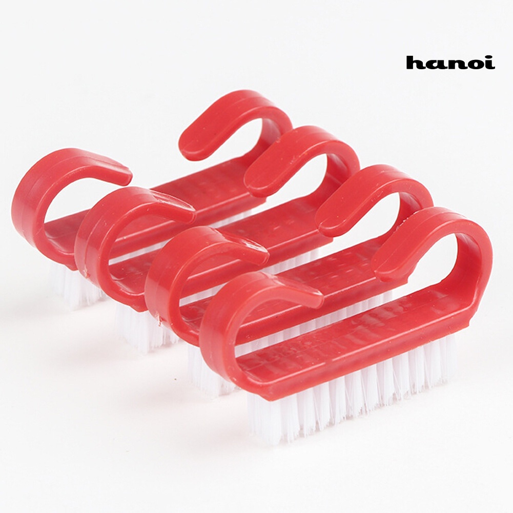 Hi * Sikat Pembersih Debu Plastik Bentuk Tanduk Kecil Manicure Nail Art Pedicure Alat