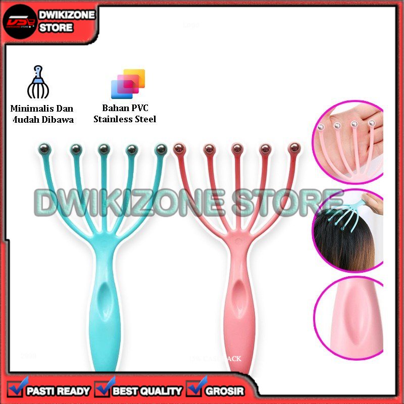 [GROSIR] ALAT TERAPI PIJAT KEPALA REFLEKSI REFRESHING HEAD SPA MASSAGER MANUAL