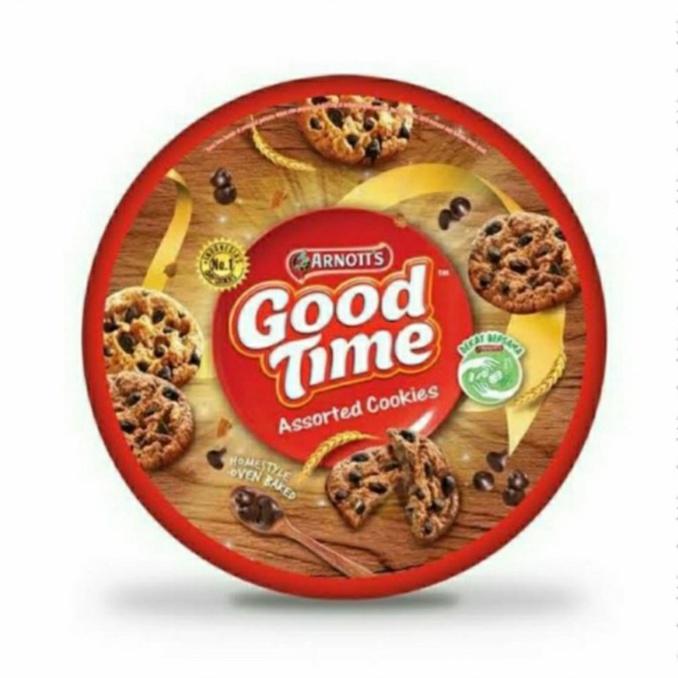 

Arnott Good Time Assorted Cookies Kaleng besar 277g 277 gr arnotts