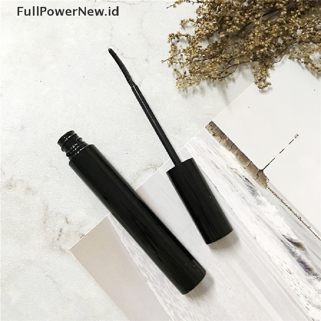 Power Portable Tabung Maskara Kosong Eyelash Bottle Wadah Botol Cairan Tutup Hitam ID