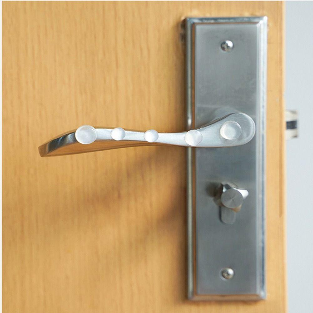 [Elegan] Door Stopper Transparan 1Pcs Anti-Tabrakan Non-Marking Anti Gores Self Adhesive Buffer Strip