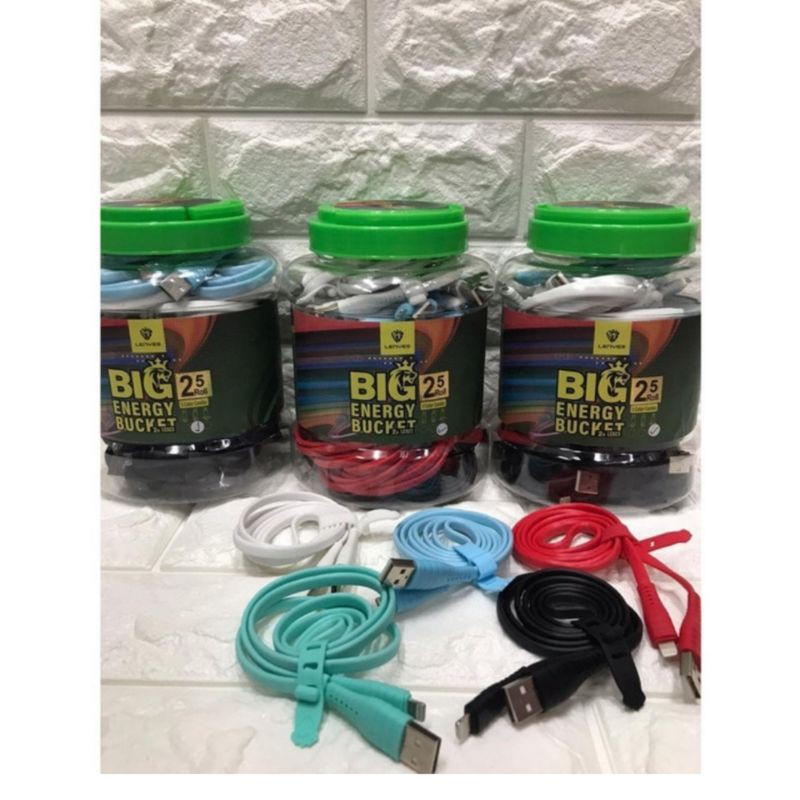Kabel Data Lenyes Toples LC-923 2A Micro / V8 Fast Charging [ BES SELLER ]