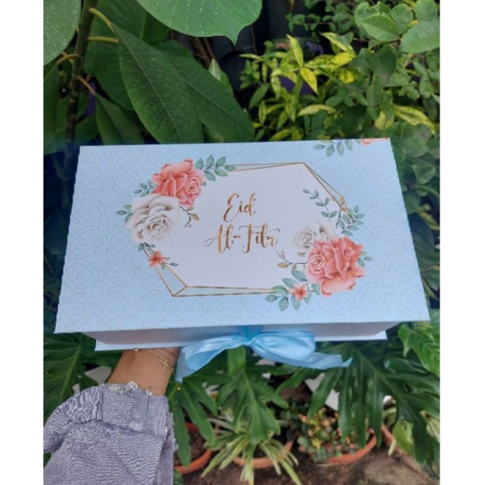 

⭐BISA COD⭐ fancy hard box motif idul fitri uk. 25 x 15 x 8 cm