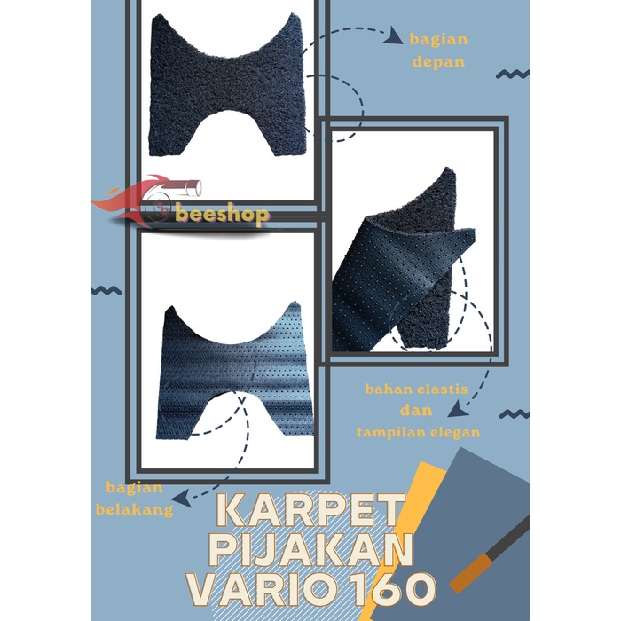 Karpet Motor Vario Bulu 125 150 160/karpet bihun/Karpet Vario New - VARIO 125/150 aslii