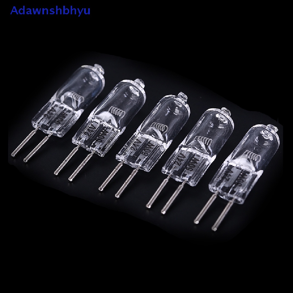 Adhyu 5Pcs 24V G5.3 35W/50W Base Haen Bulbs Lampu Bohlam ID