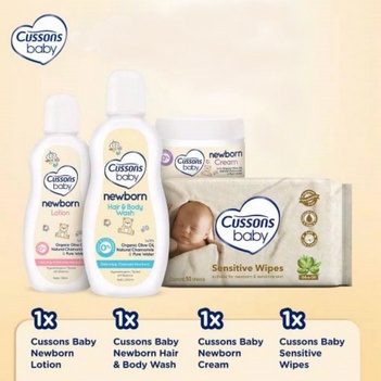 Cussons Baby / NewBorn / Pack / Set / Gift / Kado / Hadiah Bayi Cussons Baby Newborn Pack / Gift Pack/Cusson Kado Bayi Hampers/Kado Bayi Free Bubble Wrap 1 SET Cussons Baby NEWBORN Gift Pack