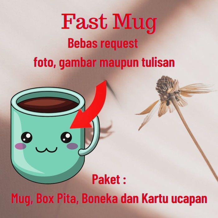 

⭐BISA COD⭐ Fastmug | Bebas Request Sehari Jadi