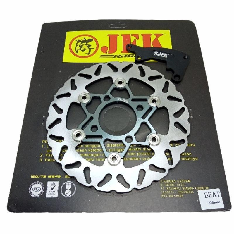 Mvp Gallery - Piringan Cakram  Disc Brake Jfk Full Cnc Floating Lebar 220mm Plus Breket