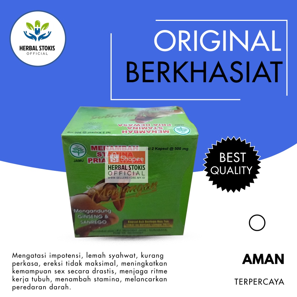 

Suplemen Kapsul Herbal Menjangan Original Obat Vitalitas Pria