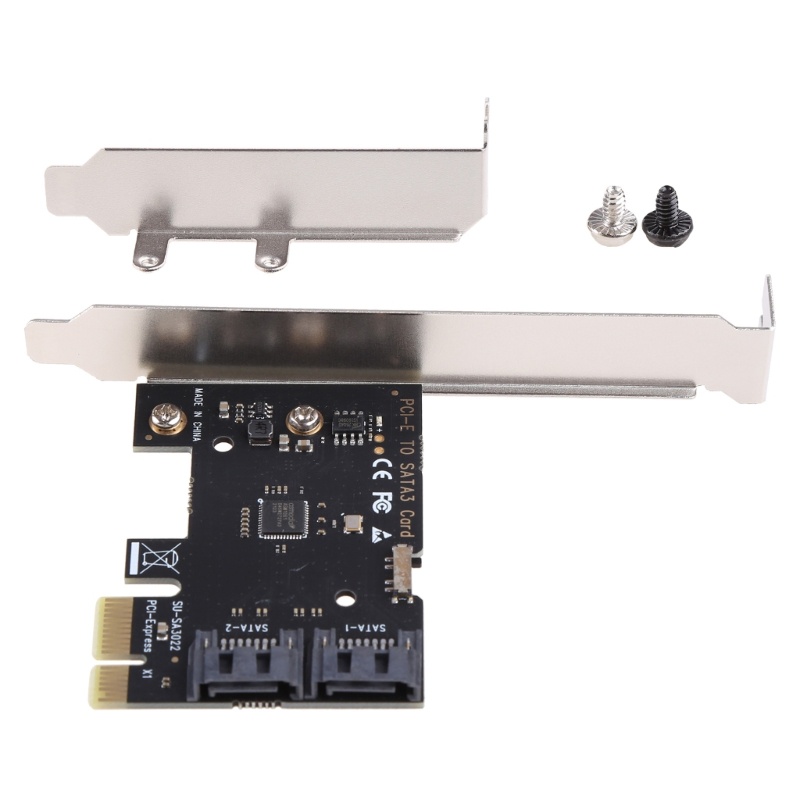 Btsg PCI-E 1X Sd 3.0 Kartu Ekspanding 2port Full Speed 6Gbps Transfer Ekspanding