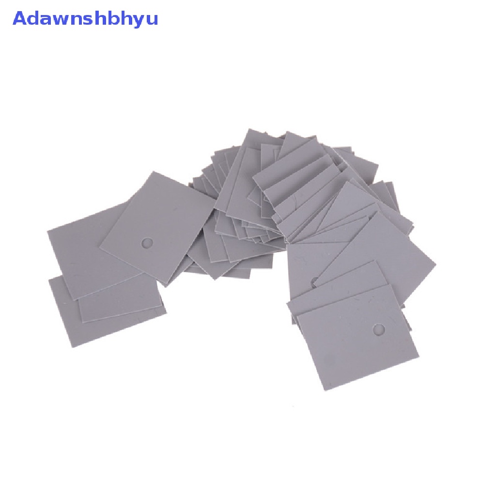 Adhyu 50pcs TO-247 Transistor Silicone Insulator Isolasi Lembaran20 * 25mm ID