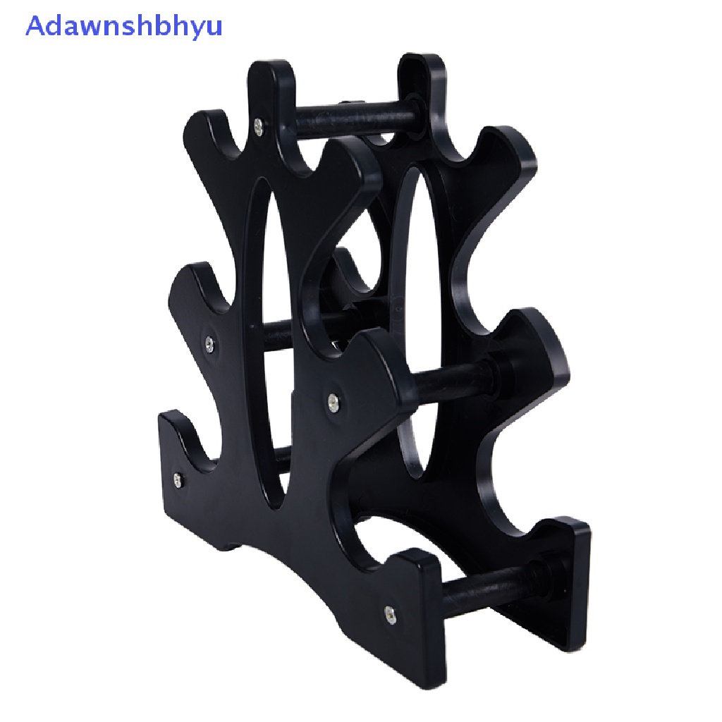 Adhyu 3-Tier Dumbbell Storage Rack Stand Rumah Kantor Gym Dumbbell Weight Rack ID